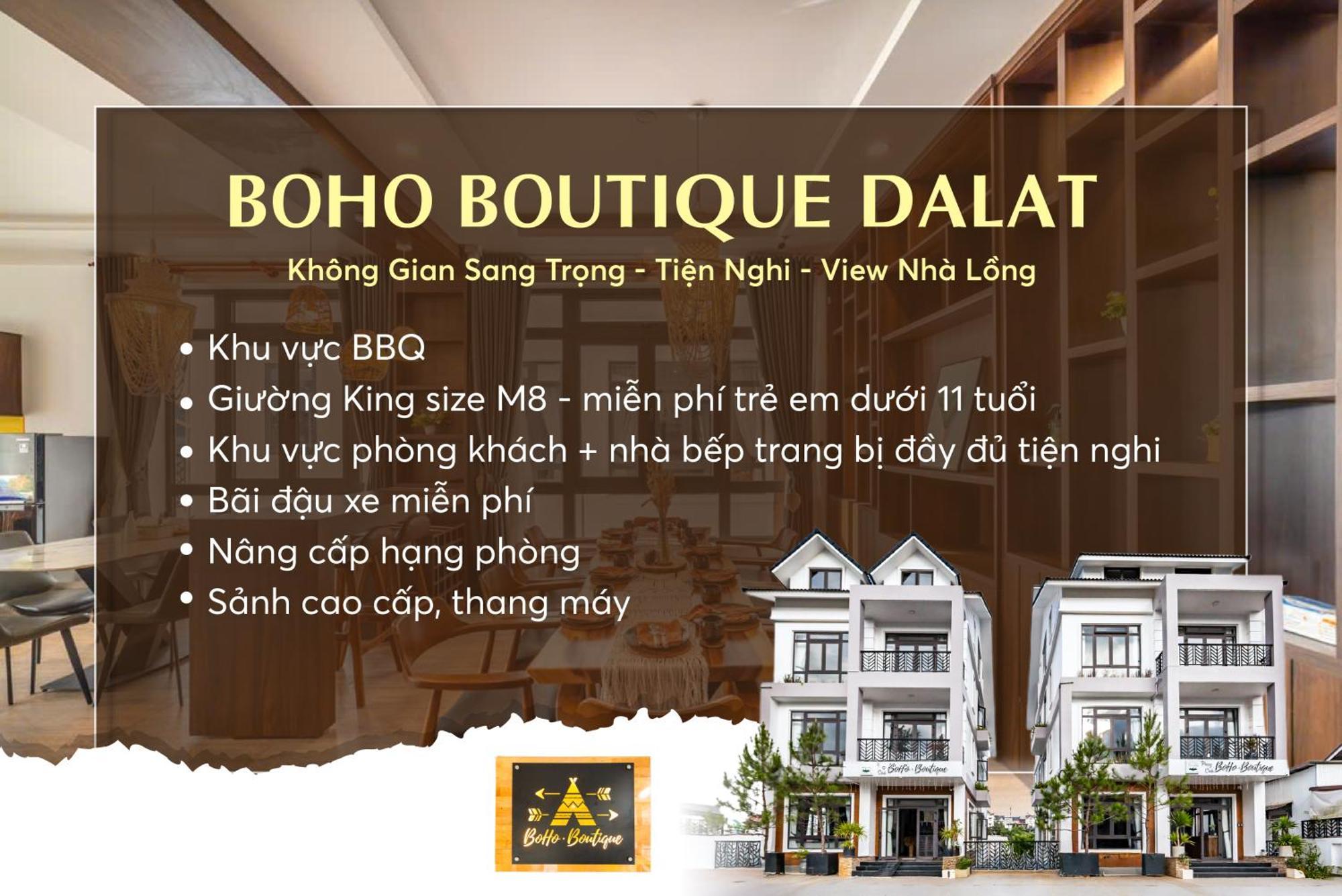 Hotel Boho Boutique Da Lat - View Nha Long Lang Man Zewnętrze zdjęcie